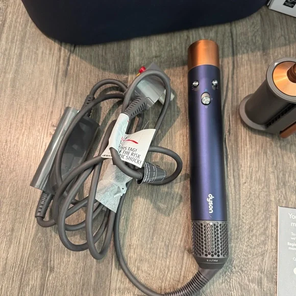 Dyson airwrap Blue and Copper Hair Styling Set long compete set multi styler - Picture 5 of 16